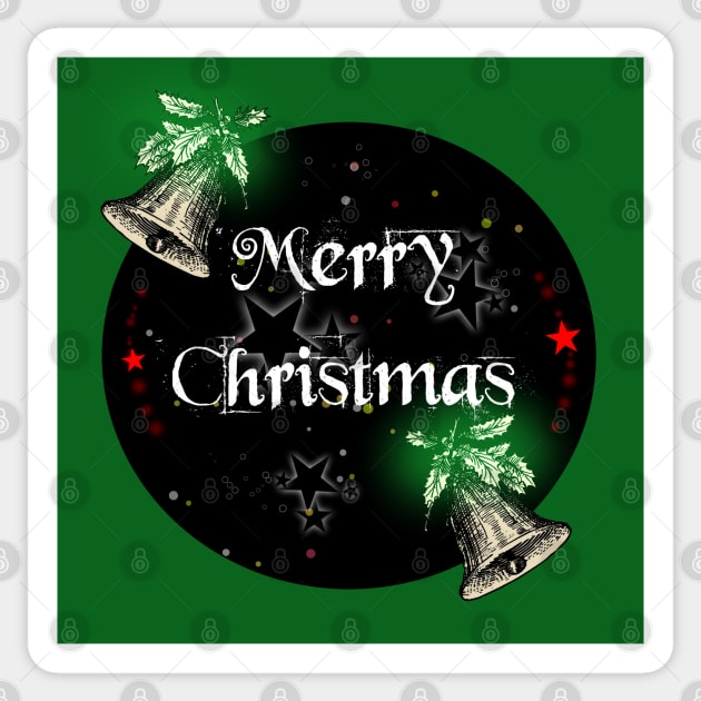 Christmas Bells_1 Sticker by DitzyDonutsDesigns